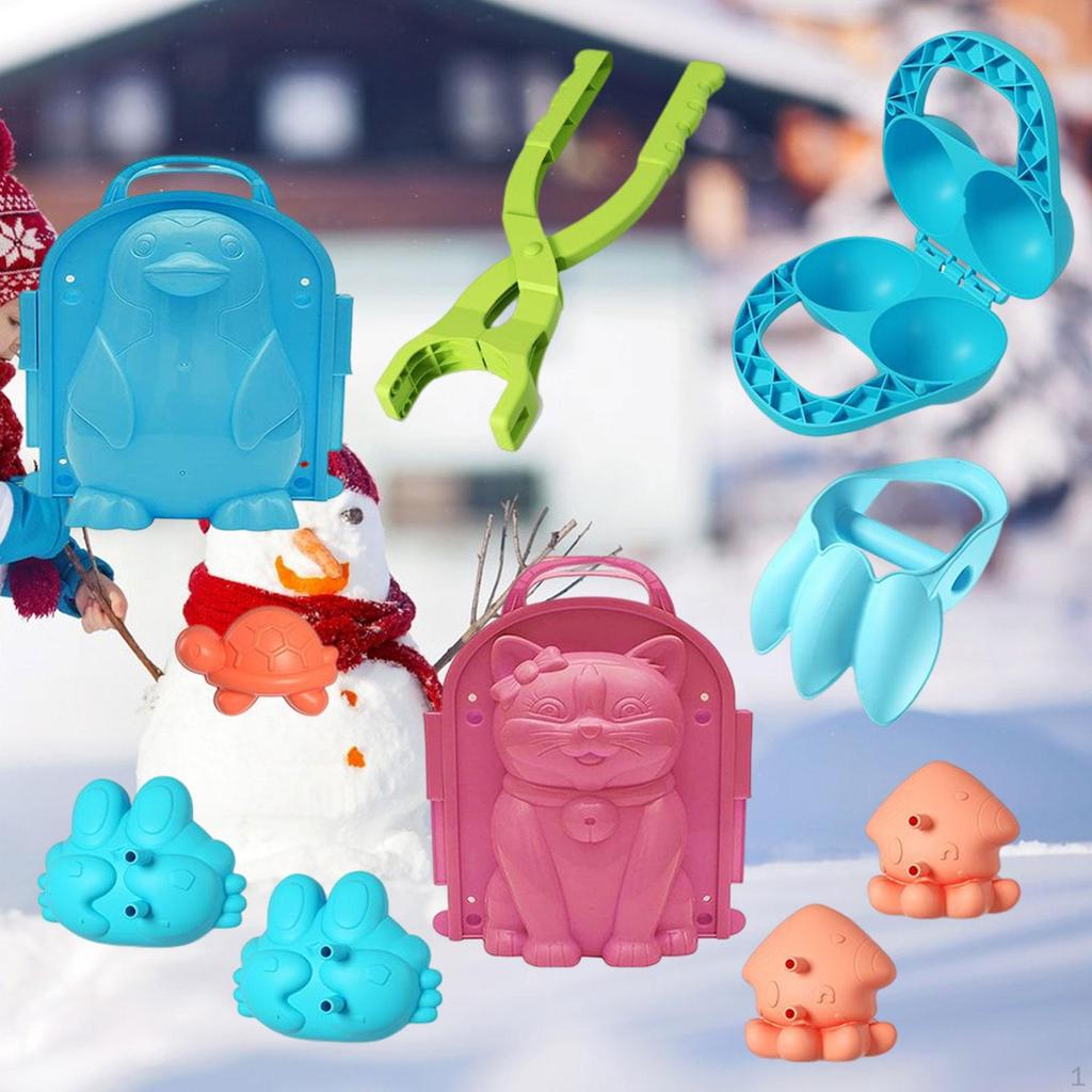Clip Sand Toy Snow Tool with Handle Play Clamps for Kids Winter Outdoor Children Activities
