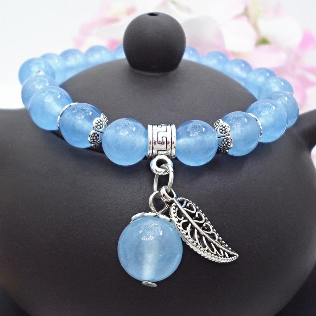 Crystal Bead Bracelets, Chalcedony Bracelets for Women, Couple Small Accessories, Handmade Bead Jewelry, Yiwu Small Goods