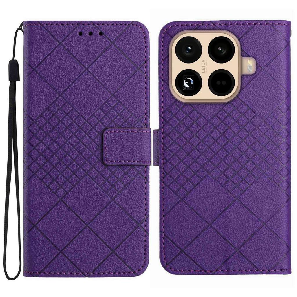 For Xiaomi 15T Pro Case Wallet Imprint PU Leather Flip Folio Phone Cover