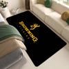 B-Browning Logo Room Mats Retro Multiple Choice Living Room Kitchen Rug Non-Slip Welcome Rug