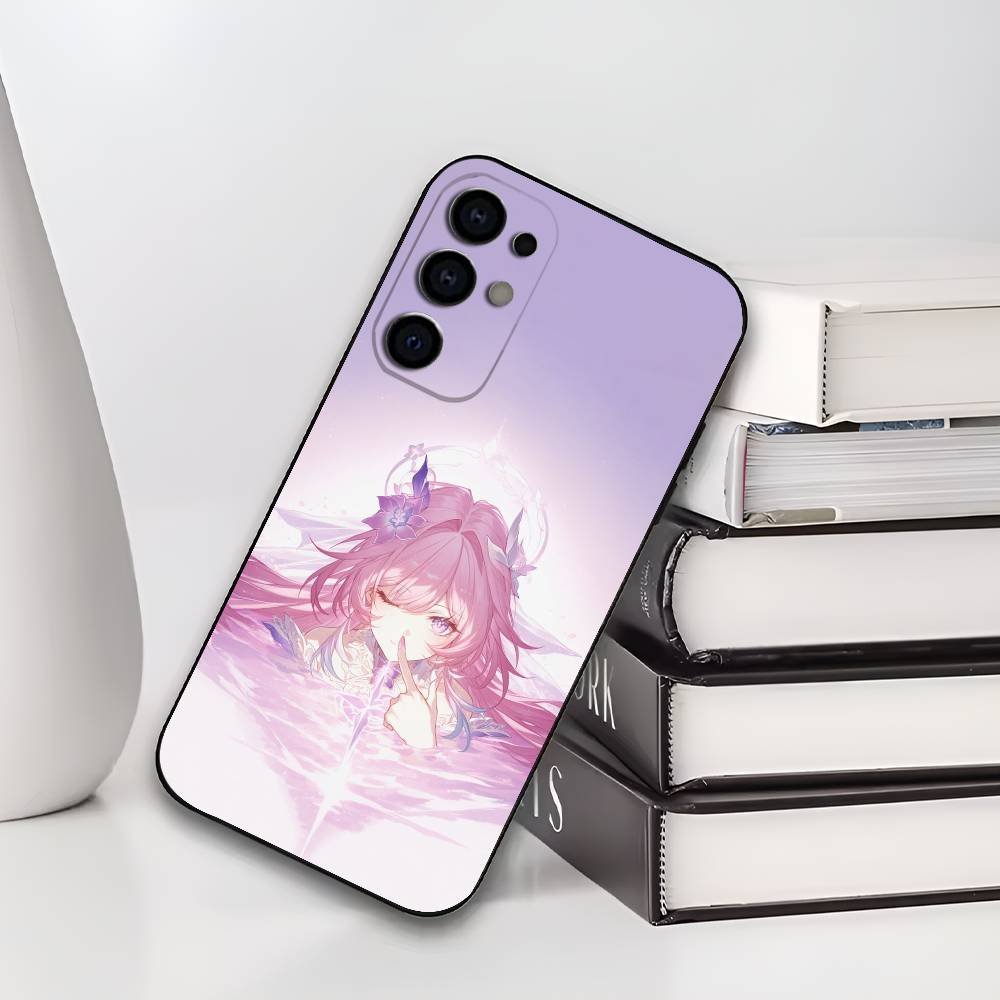 

Мягкий силиконовый чехол для телефона Samsung S25/S24/S21/S22/S23/S30/Ultra/S20/Plus C-Cyrene H-Honkai Star Rail Черный чехол Samsung S225G