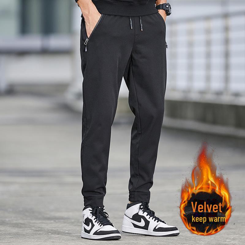 Men's and Women's Winter Soft Shell Fleece-Lined Waterproof Windproof Trousers