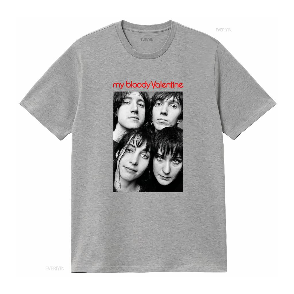 Vintage My Bloody Valentine 1991 Tour T-Shirt Klassischer Rock-Vibe für Fans vintage Gewaschen Streetwear Atmungsaktiv Unisex Leicht