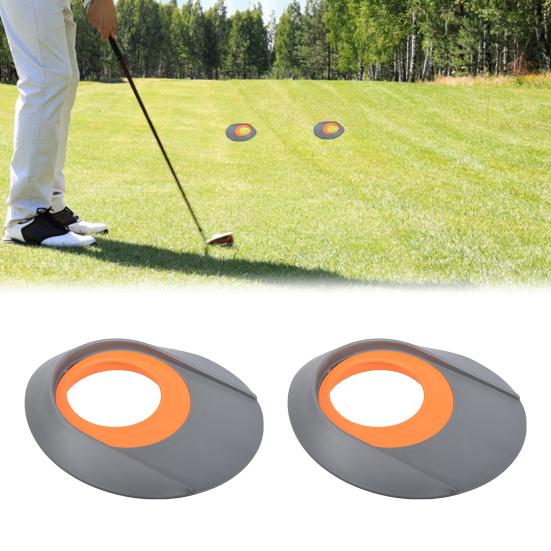 1/2Pcs Golf Putting Cup Two-color Trainer Men Hole Putting Practice Golf Putter Women Indoor Outdoor