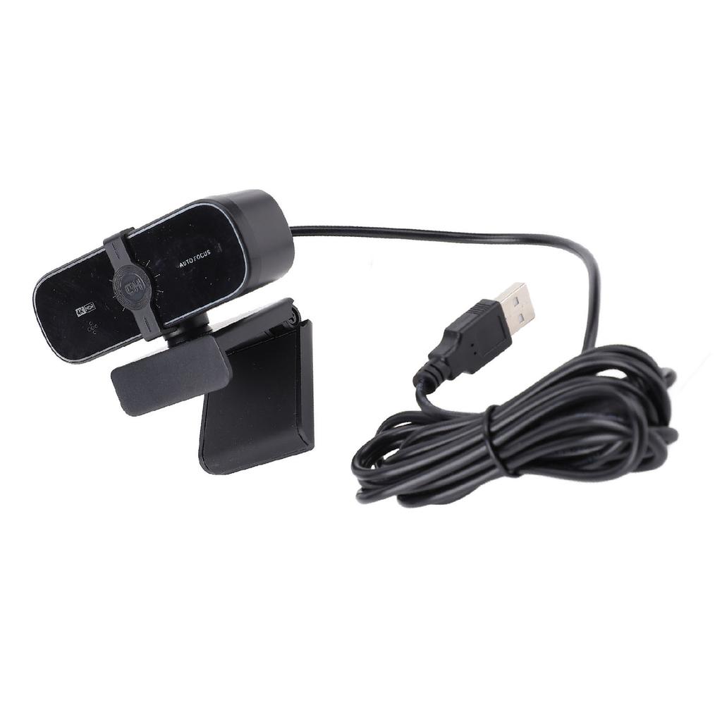 Webcam HD 4K Autofokus 3840x2160 Auflösung Eingebaute omnidirektionale Doppelmikrofone