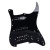 E-Gitarren-Schlagbrett Kunststoff und Metall E-Gitarren Geladenes Schlagbrett mit Tonabnehmer SSH15 Schwarz