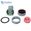 AC30-500V Voltmeter Square / Round Panel LED Digital Display Volt Meter AC 220V 22mm Opening Diameter Mini Voltage Tester Gauge