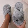Women's Plush Slippers Soft Indoor and Outdoor Comfortable Casual Shoes for Home Slippers