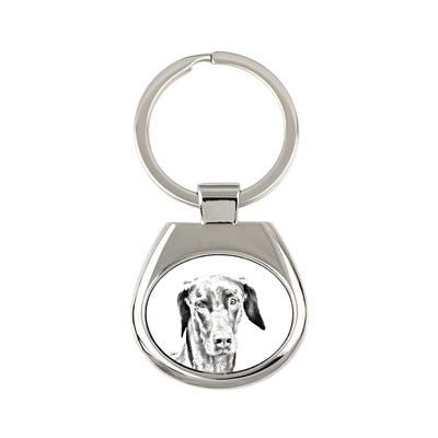 Dobermann, Doberman Pinscher, Dobie – Keychain with a Dog, Keychain with a Print |