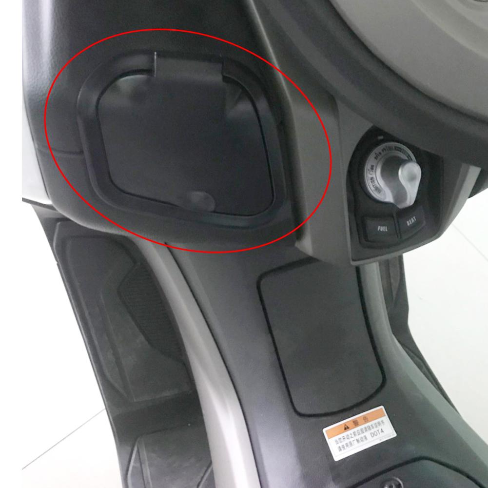 Motorcycle Side Pocket Cover USB Port Charger Compartment Waterproof Storage Cover Accessories for YAMAHA NMAX155 2020-2025