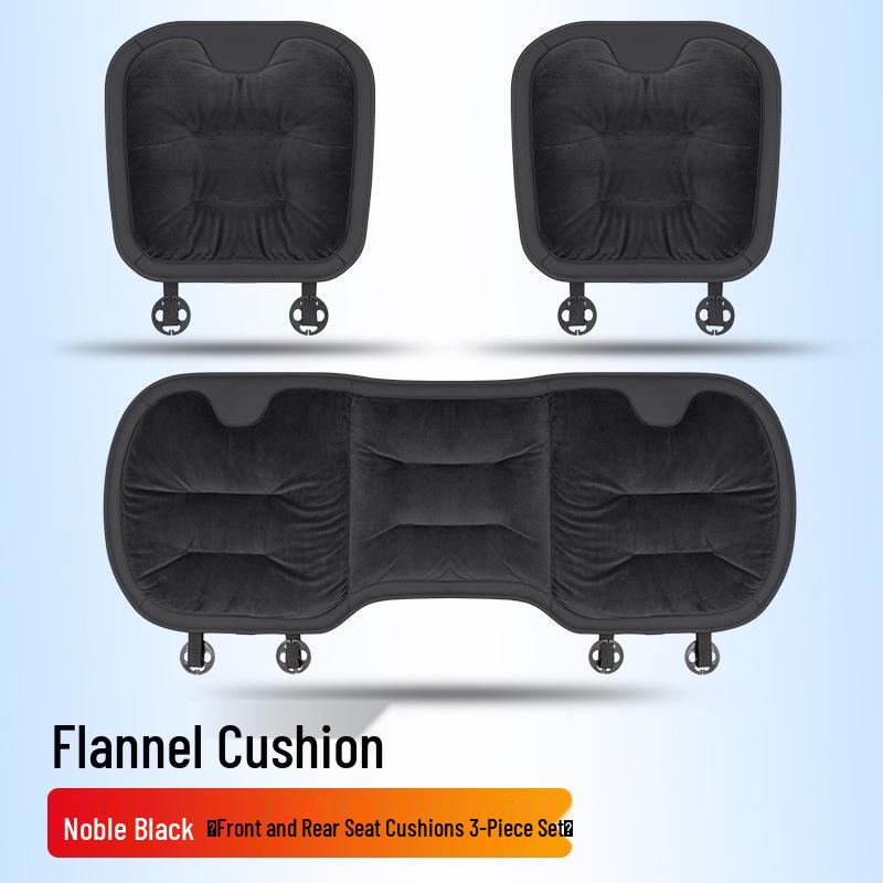 Flannel Warm Car Seat Cushion for Ideal L Series, Xiaomi SU7, YU Series