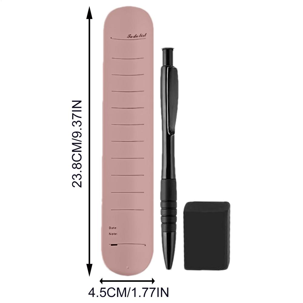 Náramek s poznámkami Připomínací náramek s perem a gumou Opakovaně použitelný silikonový náramek pro plánovač Úkol Práce Připomenutí Fitness