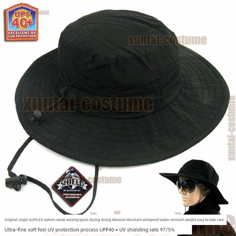 

Export Professional Outdoor Wide Brim Foldable Sun Hat Bdf102 Black quick-drying cap S (54-56 cm)