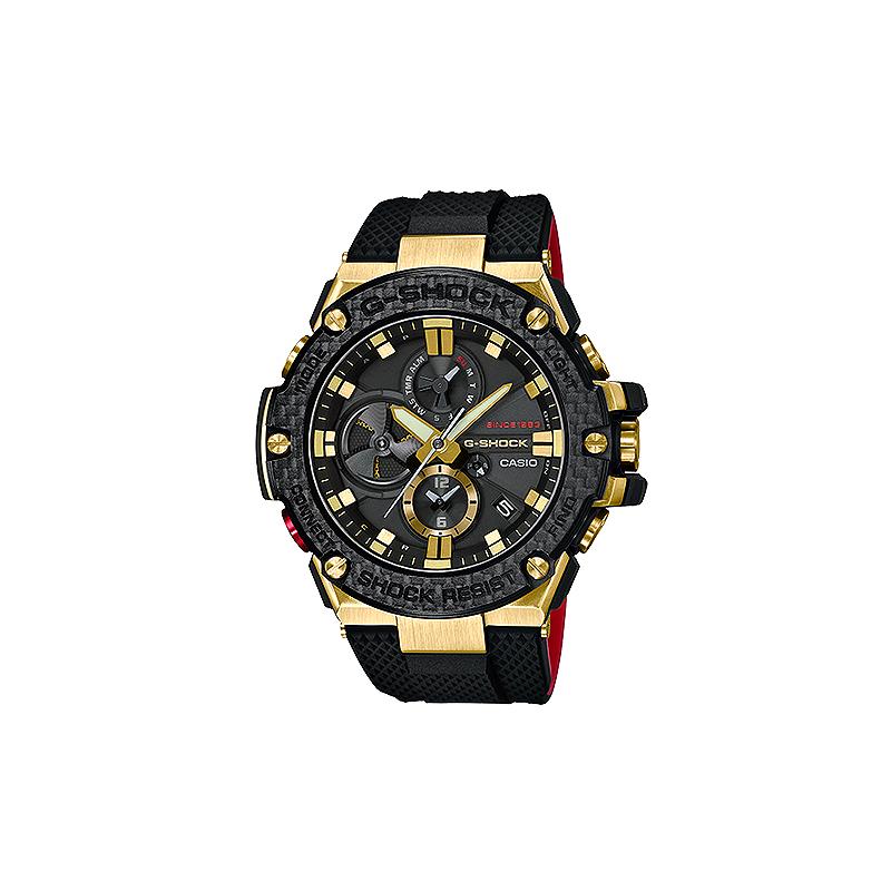 Casio 35th Anniversary Heart of Steel Solar Powered Bluetooth Connection Solar Quartz Movement Japanese and Korean Watch Men's Watch GST-B100TFB-1A