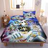 Saint Seiya Fitted Sheet Cover Cartoon for Teenager Children Elastic Bedding Cute Printing Sheets