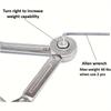 Lid Support Hinge Soft Close Satin Nickel Folding Stay for Home Furniture Toy Storage Secure Safe Furniture Support