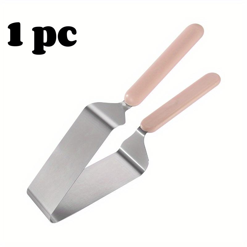 Stainless Steel Cake Cutter Triangular Dessert Holder Cake Slicer and Lifter Kitchen Baking Supplies Baking Tools Food Gripper