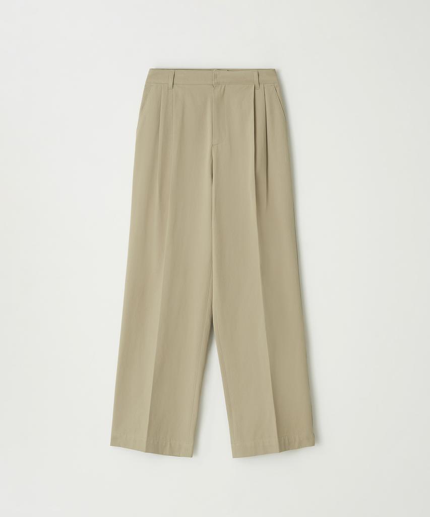 BUT'TON Classic Twotuck Pants (Beige)