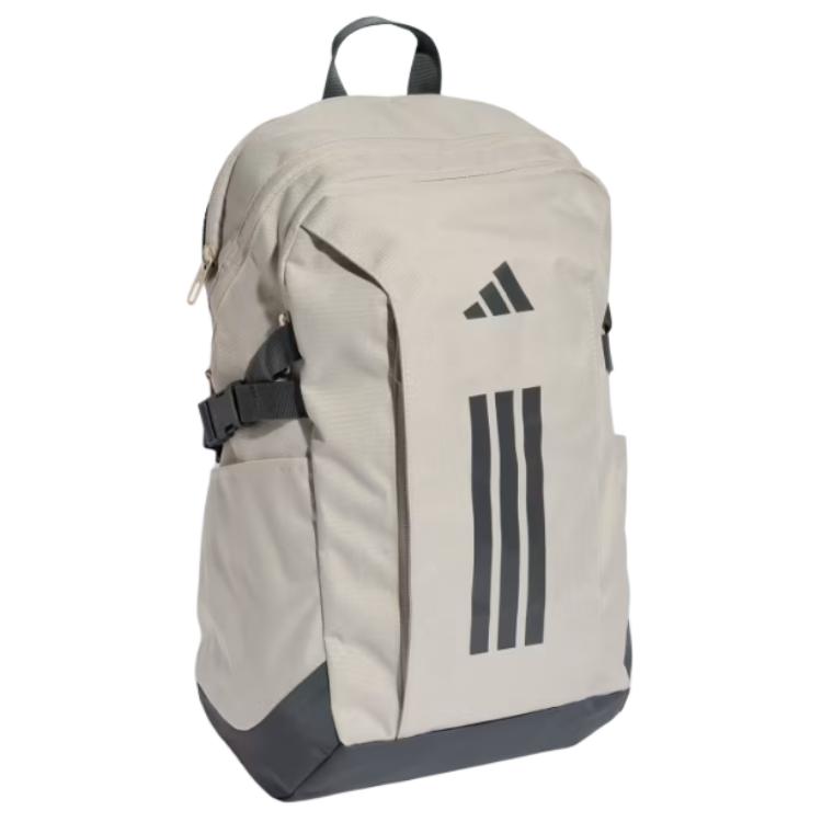 Adidas Power 26.5L Breathable Mesh Back Panel Design Backpack Unisex Backpack Beige KE3779