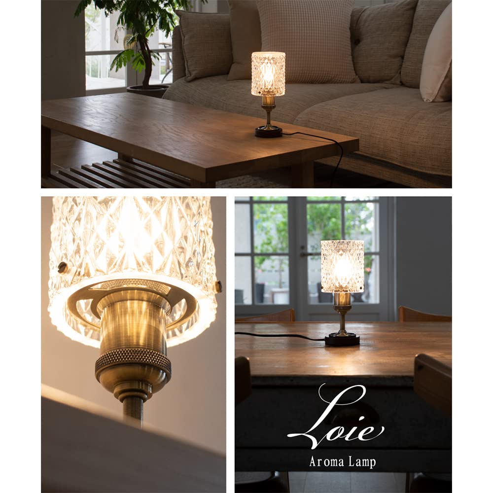 Ampoule Table Lamp, Aromatherapy Lamp, Stylish Table Lamp, Desk Lamp, Glass, E17, Single Light, Bedroom, Luxury, Antique, Cafe, Classic, Elegant Light
