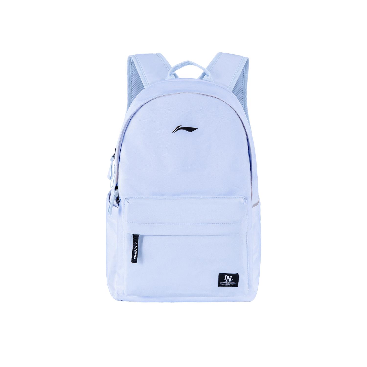 Li Ning Polyester Backpack Regular Unisex Light Frost Blue ABSW451-4
