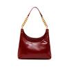 Premium tote bag large capacity women's bag 2025 new shoulder armpit bag red wedding bag bridal bag tide