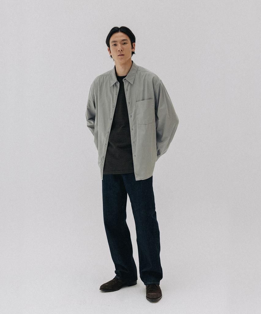 BLANKROOM Mati Shirt_Stone Gray