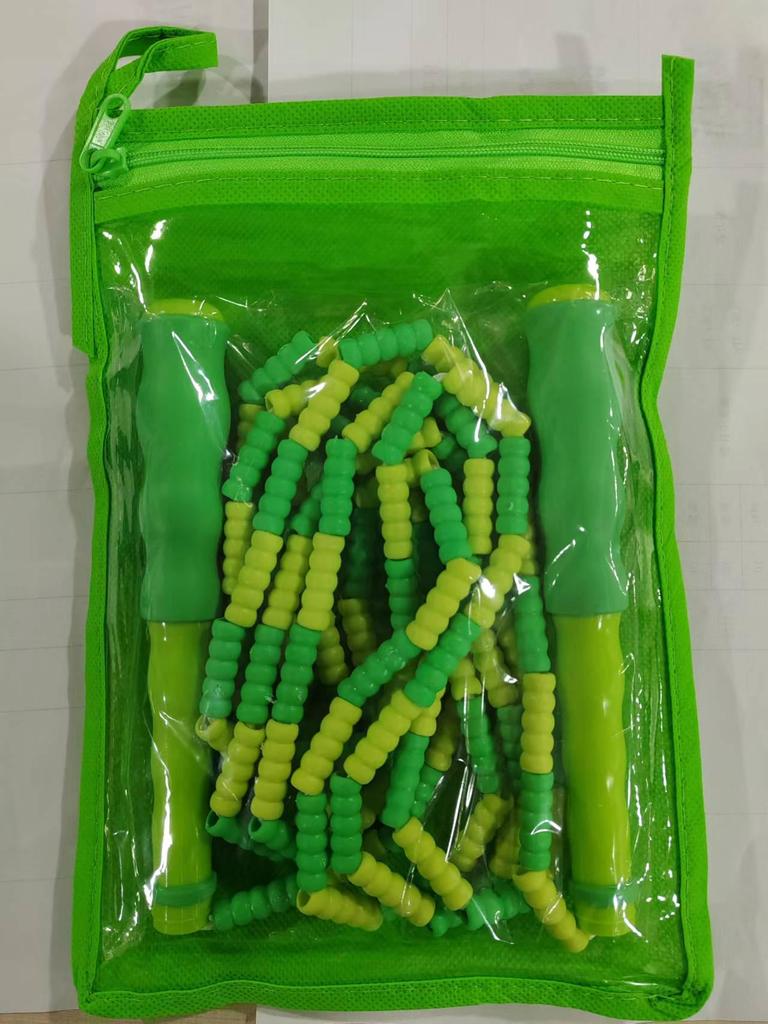 Adjustable Bamboo Jump Rope for Kids - Primary School & Kindergarten Beginner Special