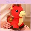 Horse Animal Plush Toy With Soft Short Pile For Lunar New Year Gifts