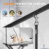 Professional Electric Dog Grooming Table - Heavy Duty, Height Adjustable Pet Grooming Table W/Leveling Wheels, Dog Grooming Arm