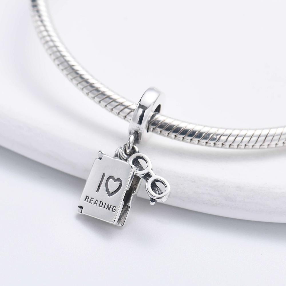 Neues Kupfer Lernmaterialien Laptop Gitarre Zeichenbrett Exquisite Charm-Perlen Passend für Original Armbänder DIY Damen Schmuck