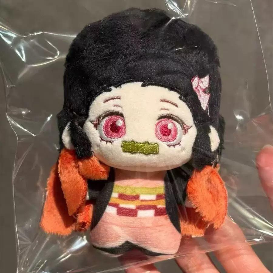 10cm Anime Demon Slayer Kimetsu No Yaiba Plush Kamado Tanjiro Agatsuma Zenitsu Hashibira Inosuke Tomioka Giyuu Pendant Doll Toys Cuddly Stuffed Fluffy