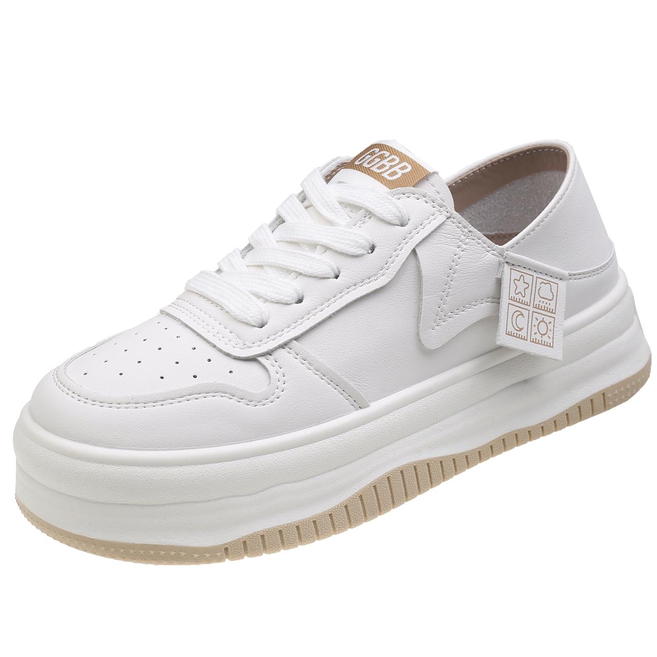 

Кроссовки на платформе женские из синтетической кожи с перекрестными ремешками, круглый носок, женская повседневная обувь 2024 года, новая женская обувь, обувь для женщин 35