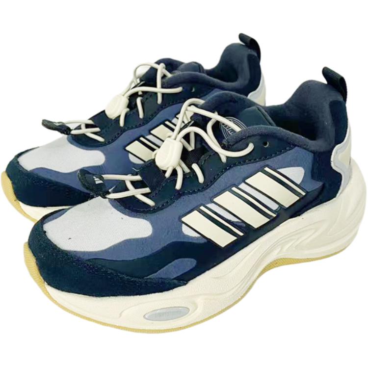 Adidas Climawarm Comfortable Versatile Non-Slip Durable Low-Top Running Shoes Kids Sneakers Blue White JH7134