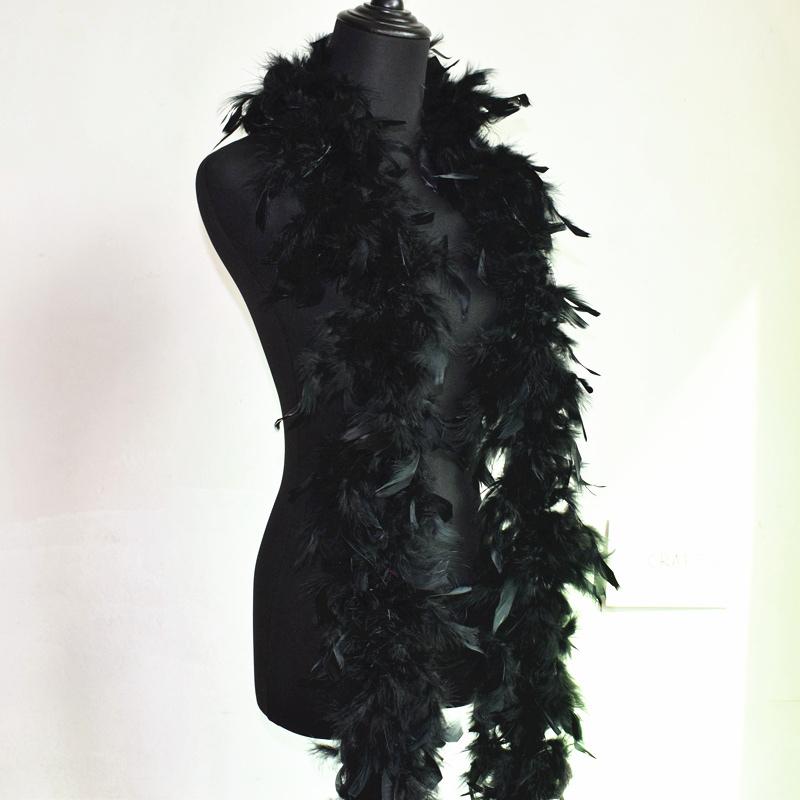 DIY Exquisite 50 g 2 m / strip  thick feather boa feather wedding party Dress up a variety of colors