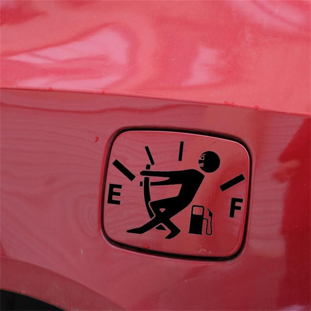 Creative Car Decor 1 Pcs Funny Car Sticker Pull Fuel Tank Pointer To Full