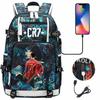 Large Capacity Schoolbag with Shoulder Strap; Student Three-piece Pencil Case Set