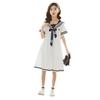 Girls' Summer Fashion Navy Style Princess Dress