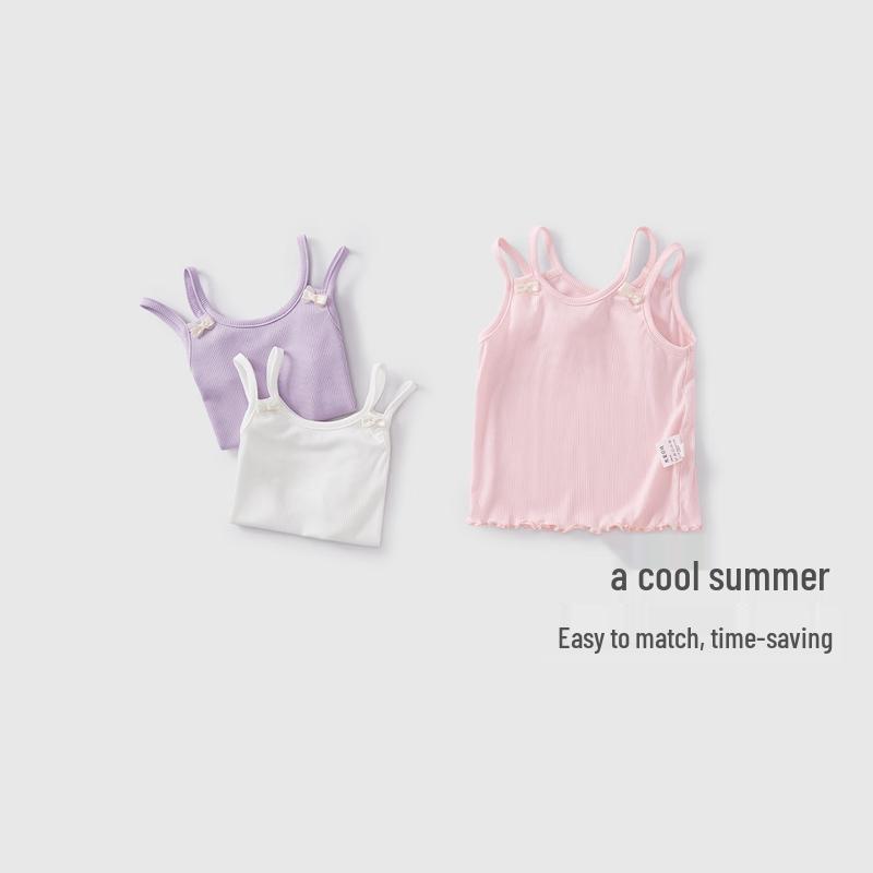 JELLYBABY Flickors 3D-rosettstickad camisole