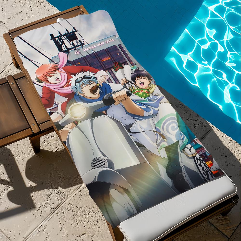 

G-gintama anime Towel Beach Quick Dry Soft Pool Towels Gift for Travel Gym Shower Camping sports W30*H60(CM)