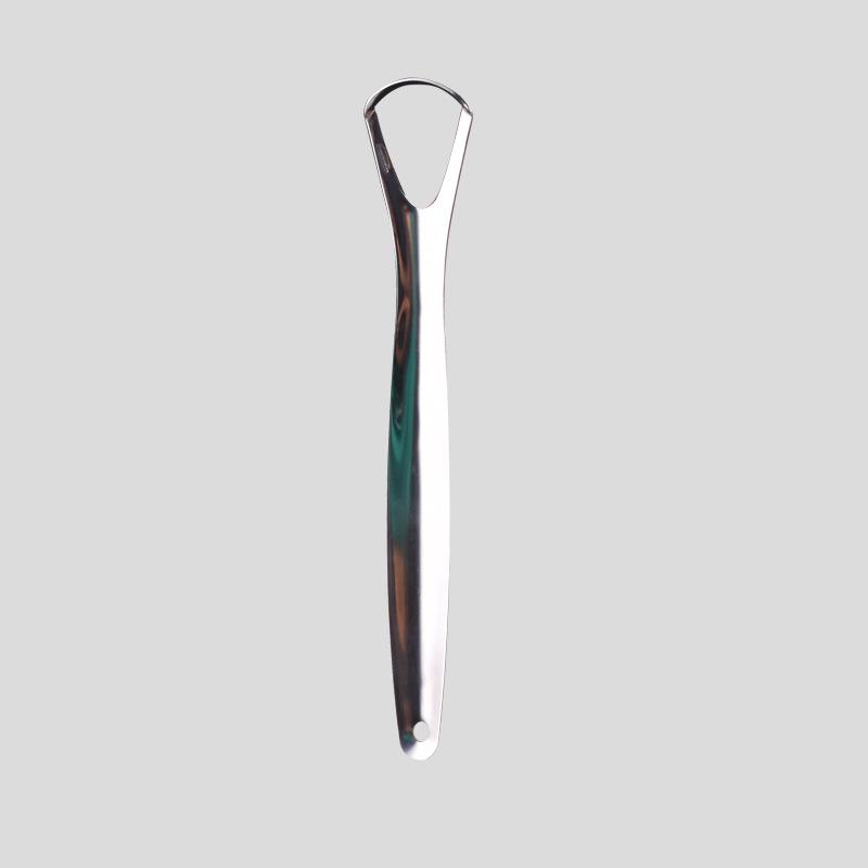 Stainless Steel Tongue Scraper Tongue Cleaner Tongue Scrapers Brushes for Removing Bad Breath Oral Removal Kit