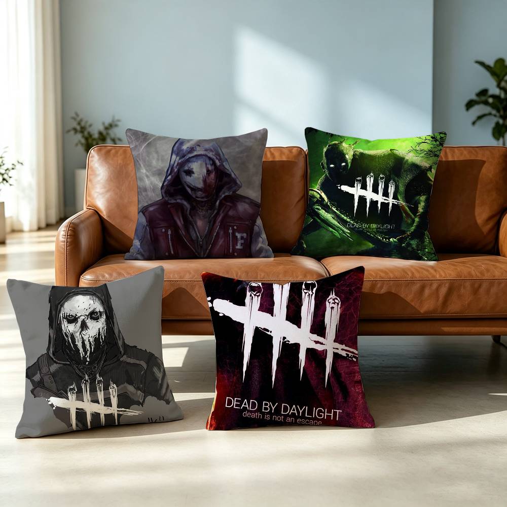 DBD Game Dead by D-Daylight Square Double-Sided printed Pillow Case Bedroom Bedside Pillow Sofa Cushion Cover Gift