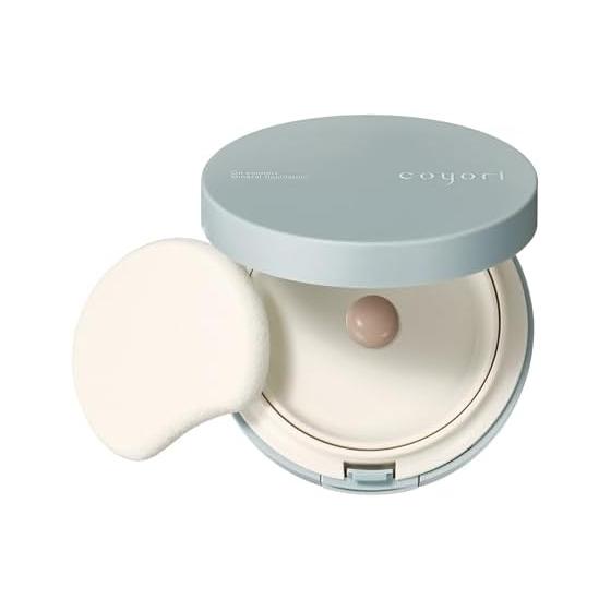 [Complete your makeup with this one item] Koyori Coyori Oil Comfort Mineral Foundation Case Puff Included (Yellow Beige)  Cream Foundation Mineral