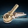 Pneumatic Chuck with Foot Clip, Zinc Alloy Plating Copper Material, Tire Valve Quick Connector