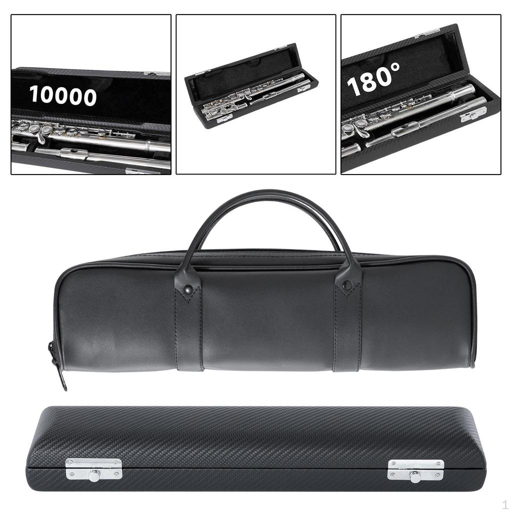 Flute Case Protection Musician Gift Waterproof Container Travel Carrying Storage Box for Transport