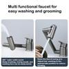 3-Mode Shower 360 Swivel Tap For Food Prep Area Easy To Install 304 Stainless Steel Easy Installation Kitchen Faucet