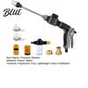 Garden Faucet Pressure Washer Car Cleaning Metal Extension Pole Adjustable Nozzle Patio Professional Tool for Cars Trucks Easy Install