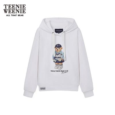 Bear Cartoon Hooded Sweatshirt for Women