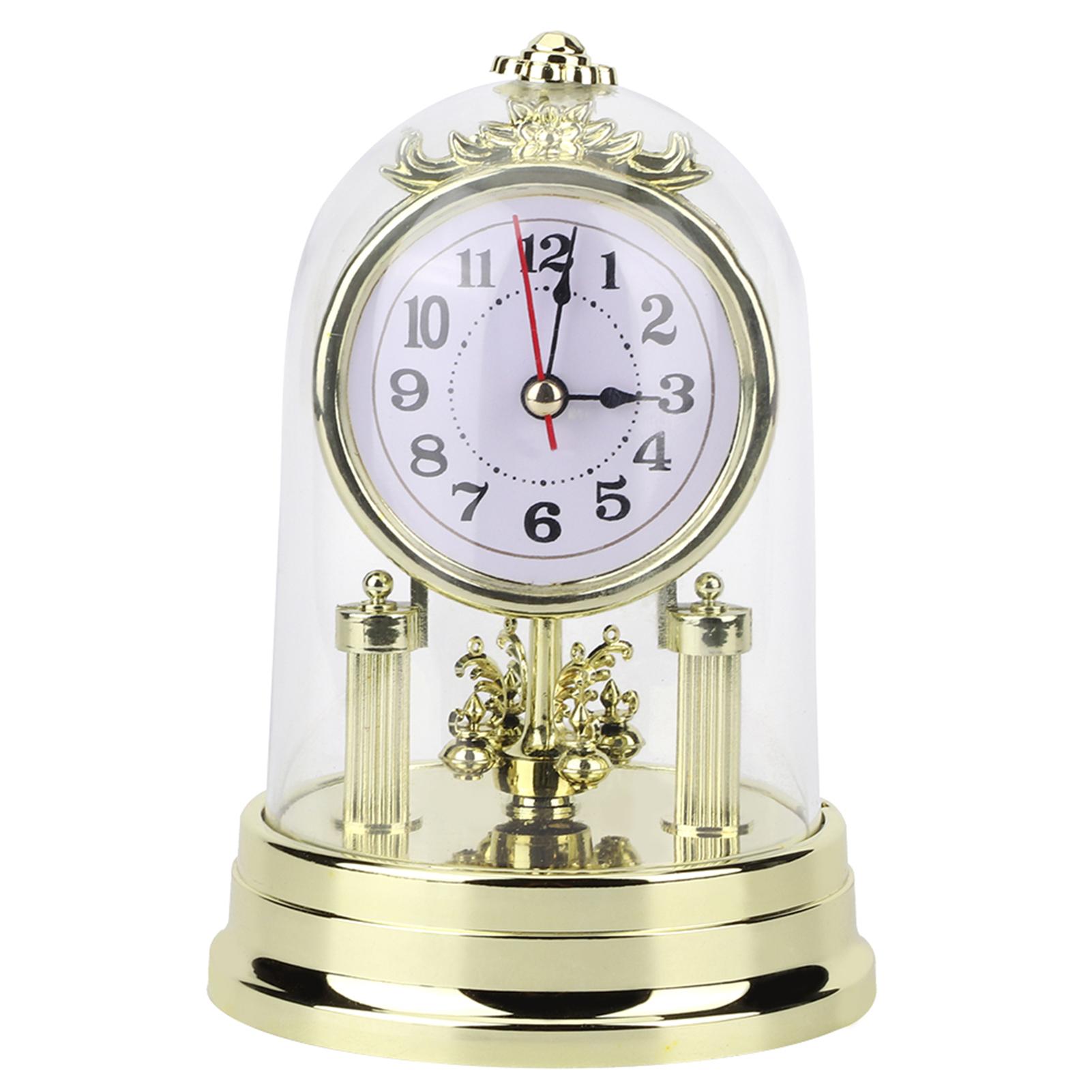 

European Retro Living Room Clock Antique Silent Table Clock Home Decor Table Clock Clock золотой