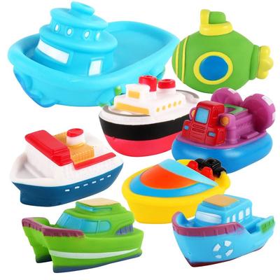 Boat Plane Baby Bath Toy Float Squeeze Bathing Toy Children Swimming Water Toys  Water Play